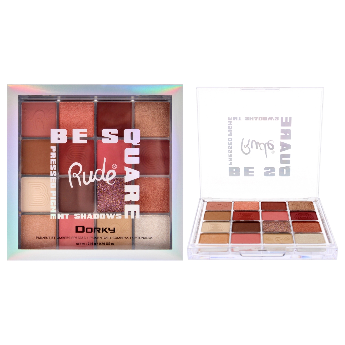 I0153829 0.76 oz Be Square Pressed Pigments & Shadows for Women - Dorky