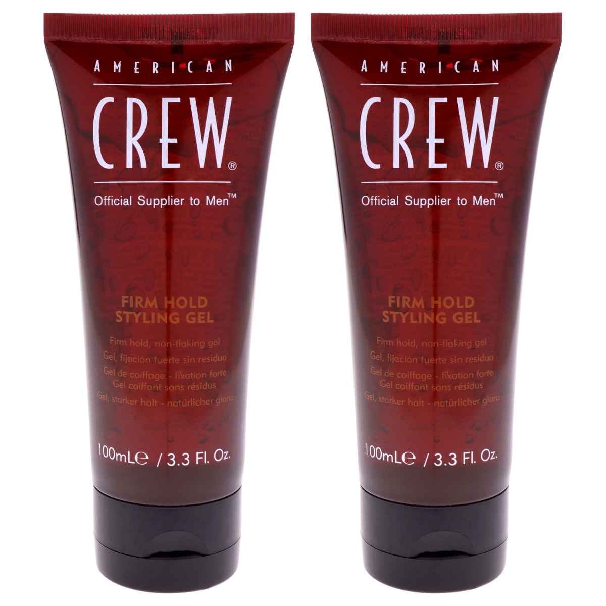 American Crew K0007342 3.3 oz Firm Hold Hair Styling Gel for Men - Pack of 2