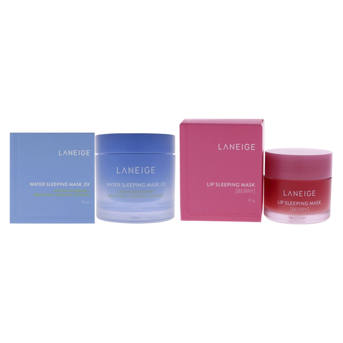 K0005539 Water Sleeping Mask & Lip Sleeping Mask Kit for Unisex - Berry