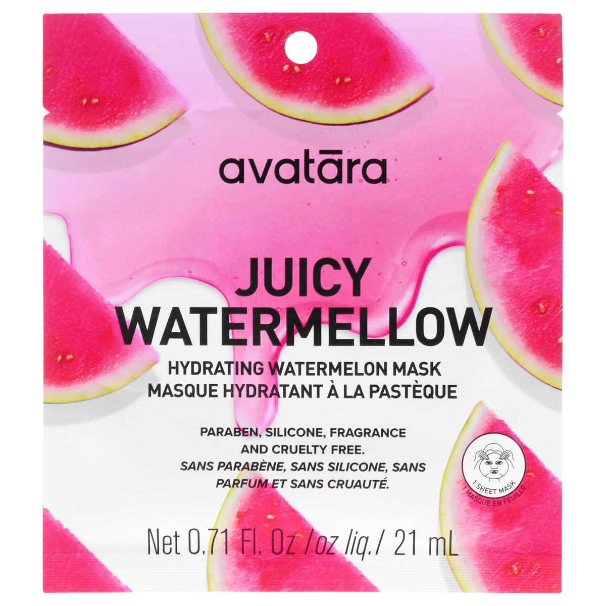I0166663 0.71 fl oz Juice Watermellow Hydrating Face Mask for Women