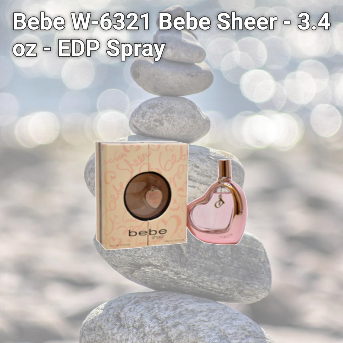 Picture of Bebe W-6321 Bebe Sheer - 3.4 oz - EDP Spray