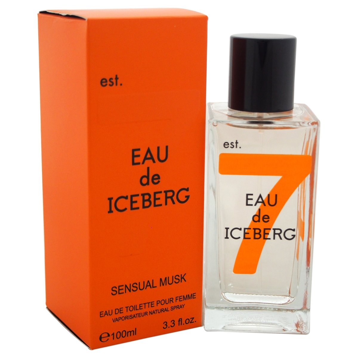 Iceberg W-8329 3.3 Oz Eau De Iceberg Sensual Musk Edt Spray For Women