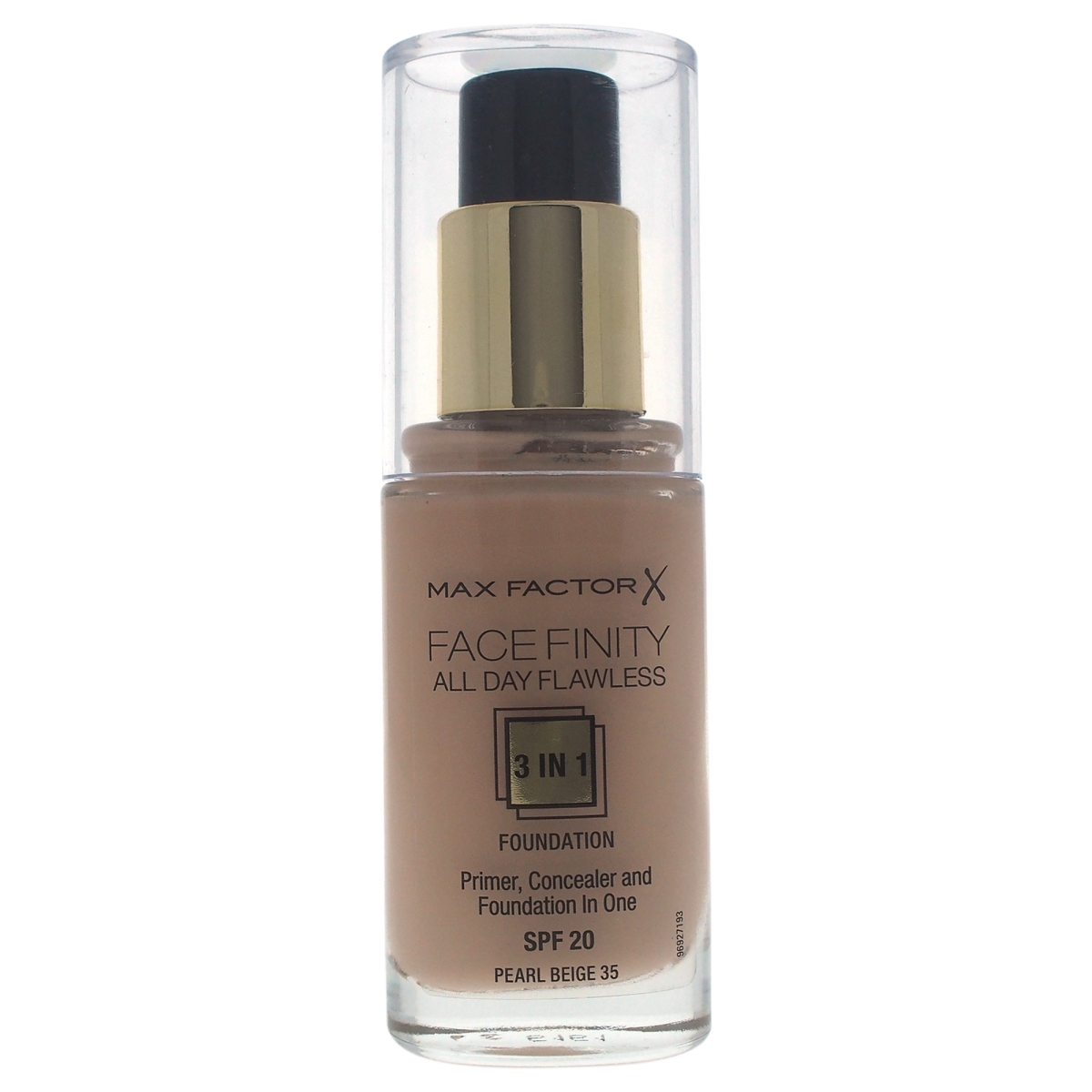 W-c-11178 30 Ml No. 35 Spf 20 Facefinity All Day Flawless 3-in-1 Foundation - Pearl Beige For Women