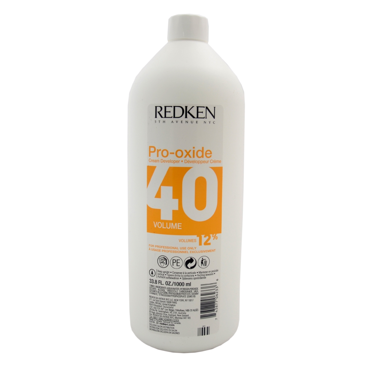 U-hc-9042 33.8 Oz 40 Volume 12 Percent Unisex Pro-oxide Cream Developer