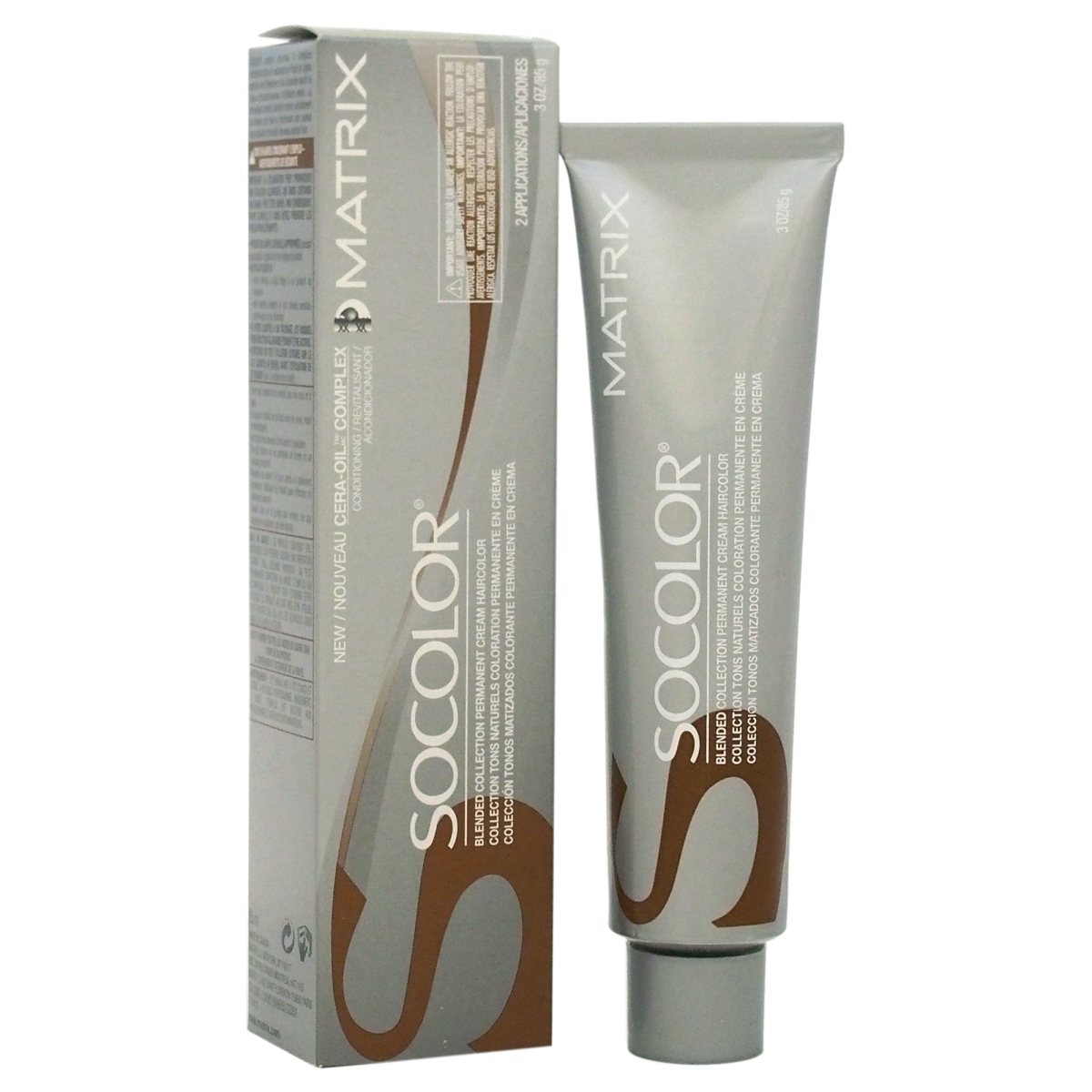 U-hc-8331 3 Oz Socolor Permanent Cream Hair Color, 6n Neutral By Hair Color For Unisex - Light Brown