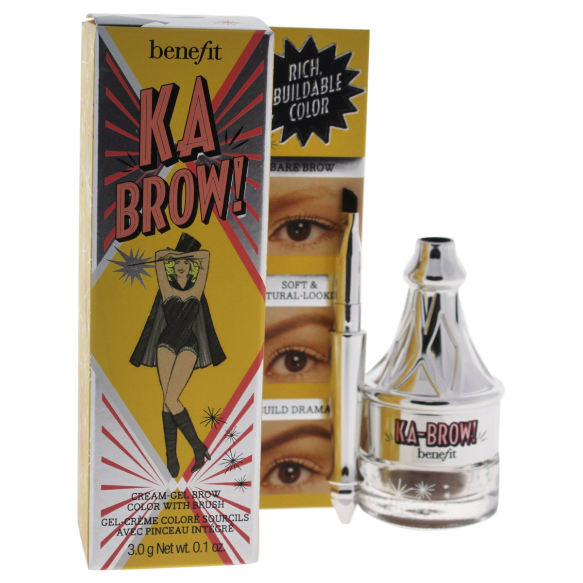 W-c-12813 Ka-brow 0.1 Oz Cream Gel For Women - Light To Medium Brown