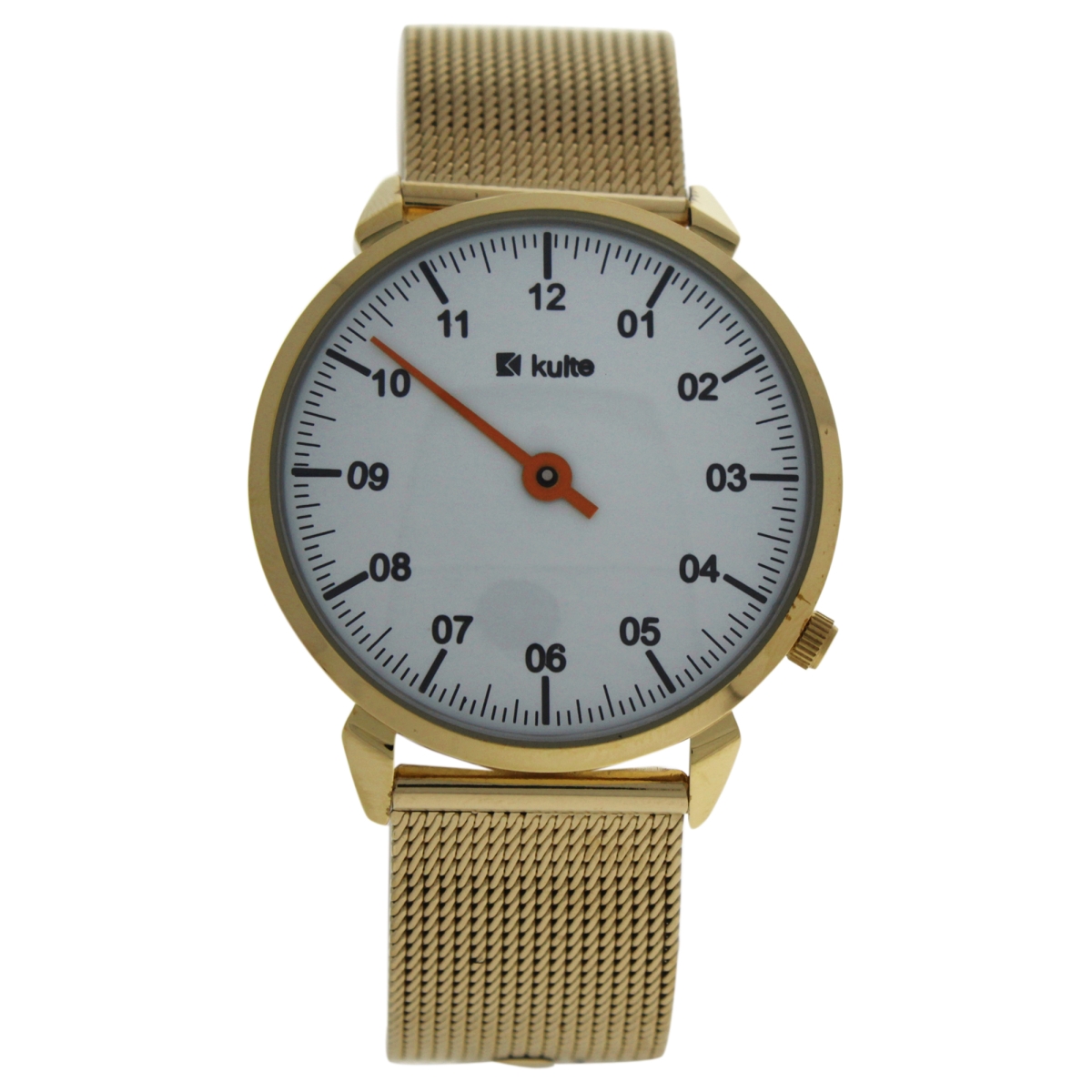 U-wat-1036 Gold Stainless Steel Mesh Bracelet Watch For Unisex - Ku15-0008