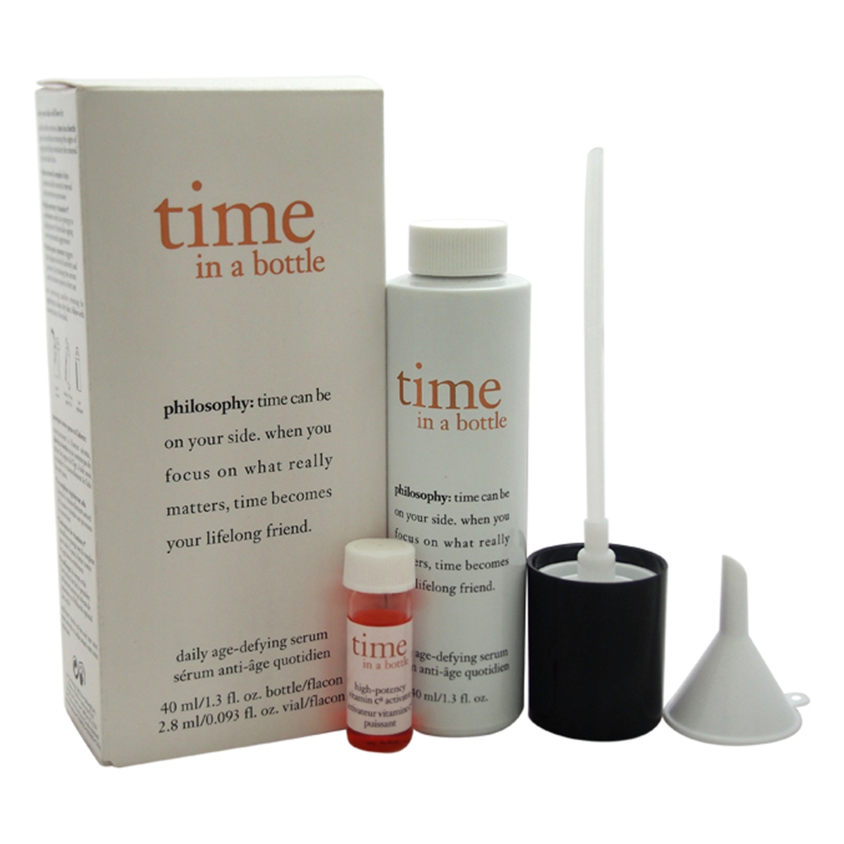 W-sc-2536 Time In A Bottle Daily Age-defying Serum For Women - 2 Piece