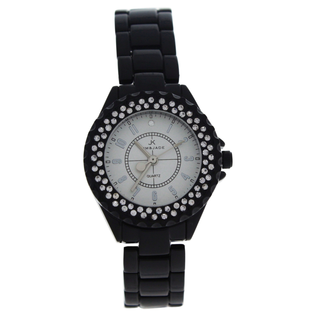 W-wat-1526 Black Stainless Steel Bracelet Watch For Women - 2033l-bs