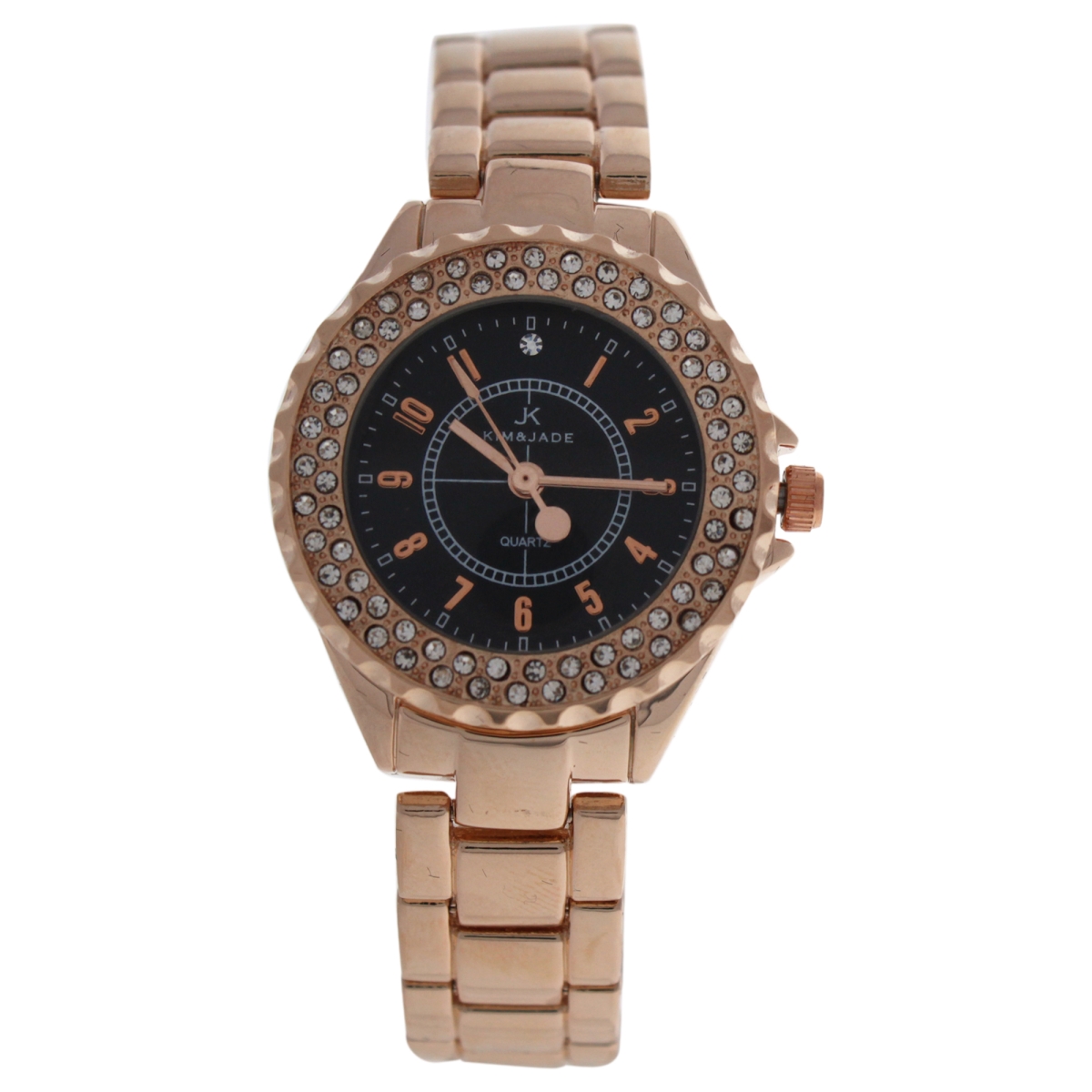 W-wat-1528 Rose Gold Stainless Steel Bracelet Watch For Women - 2033l-gpb
