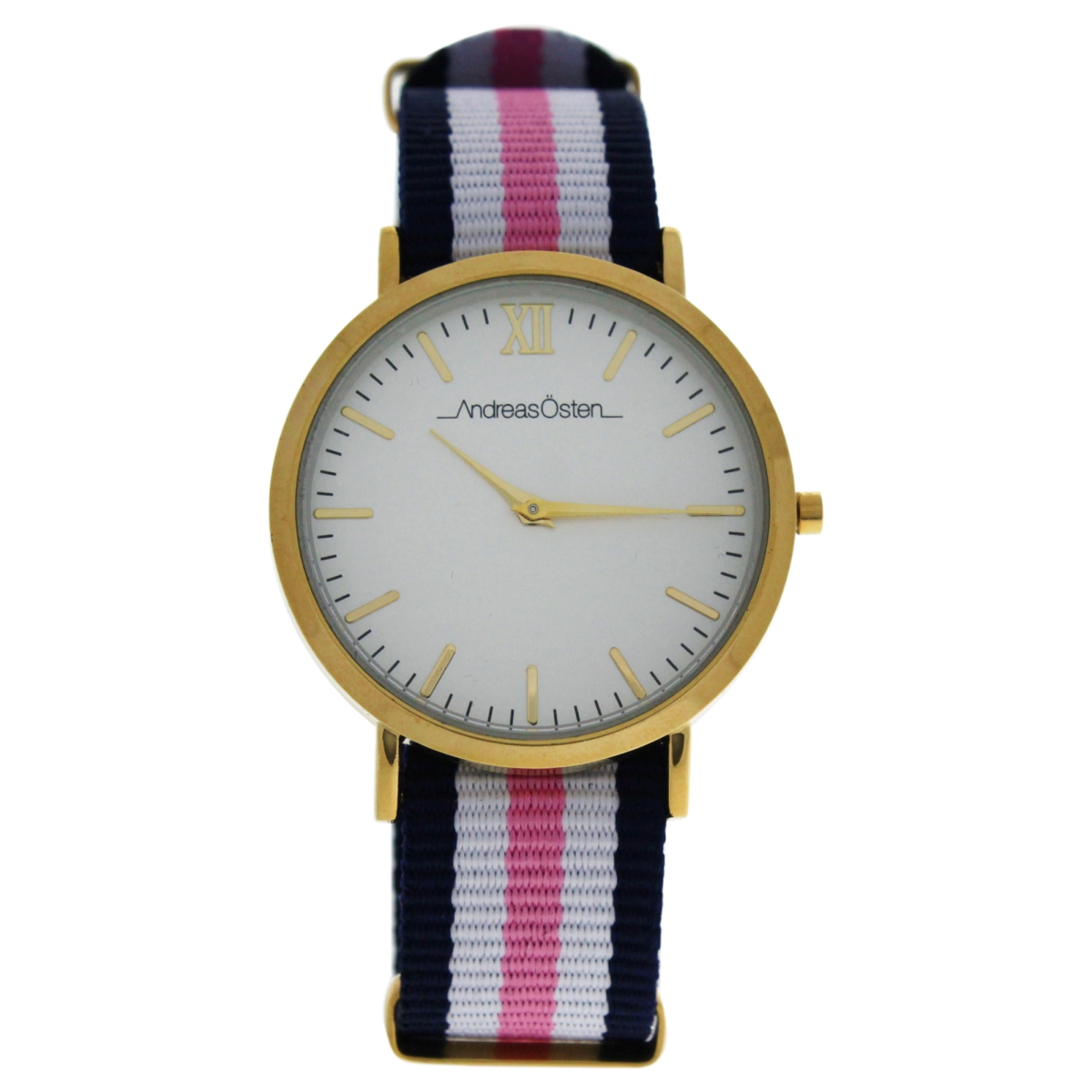 W-wat-1480 Somand Multicolor Nylon Strap Watch For Women, Ao-08
