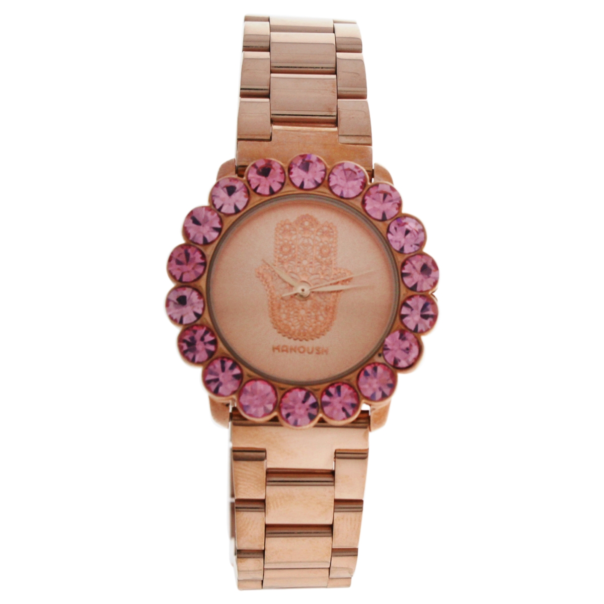 W-wat-1505 Mshscrg Scarlett Hand - Stainless Steel Bracelet Watch For Women, Rose Gold