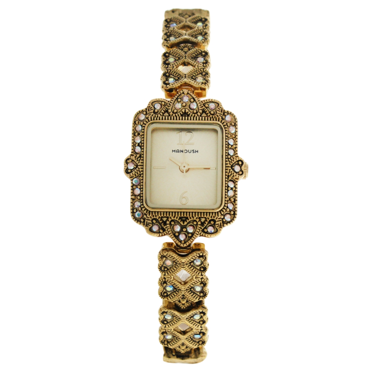 W-wat-1535 Mshllg Loulou - Stainless Steel Bracelet Watch For Women, Gold