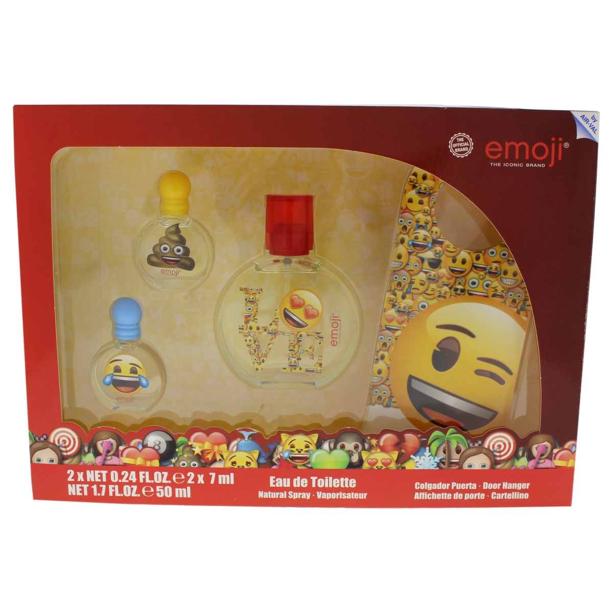 Air-val International K-gs-2062 Emoji 4 Piece Eau De Toilette Spray For Kids