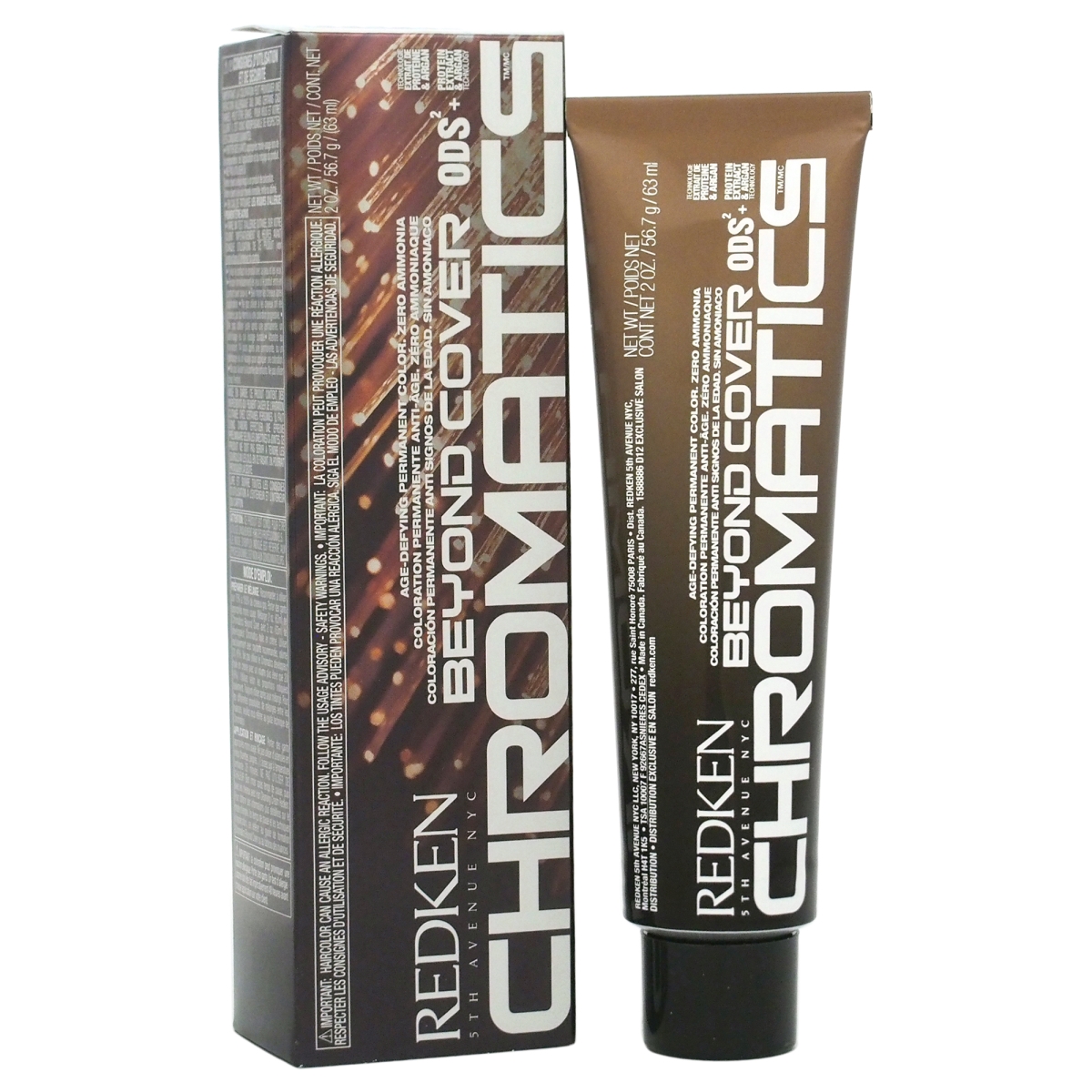 U-hc-8219 Chromatics Beyond Cover 2 Oz Hair Color For Unisex - 5ig Iridescent & Gold