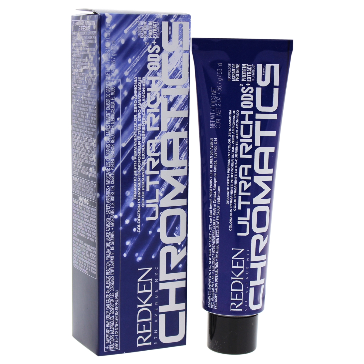U-hc-11829 2 Oz Chromatics Ultra Rich Hair Color For Unisex - 6ab Ash & Blue