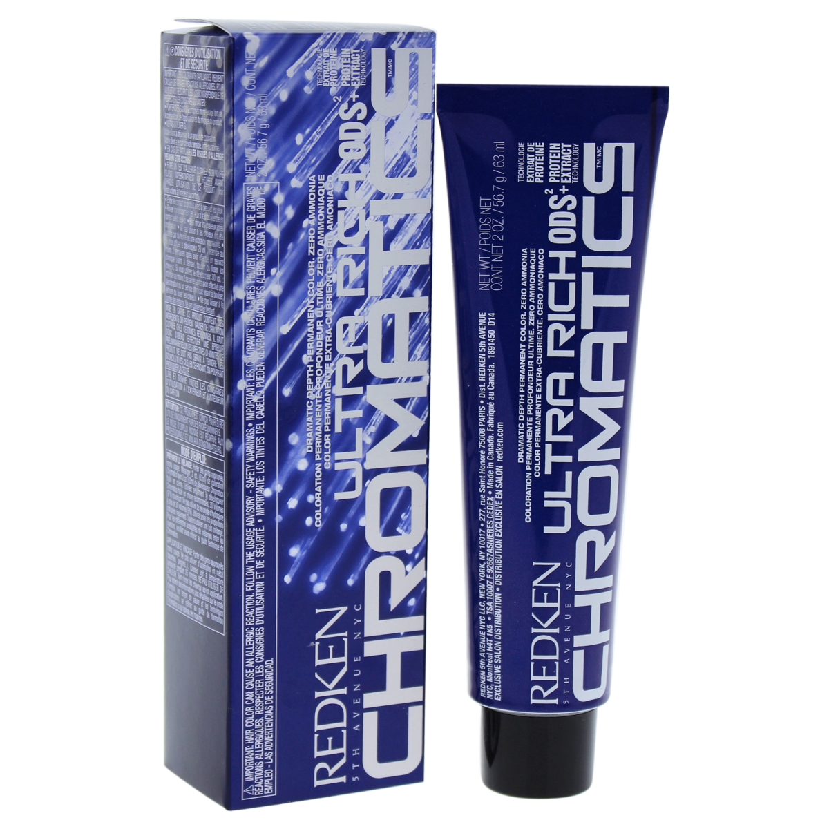 U-hc-11830 2 Oz Chromatics Ultra Rich Hair Color For Unisex - 8ab Ash & Blue