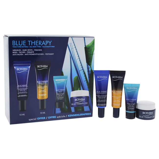 U-sc-4848 Blue Therapy Kit For Unisex - 4 Piece