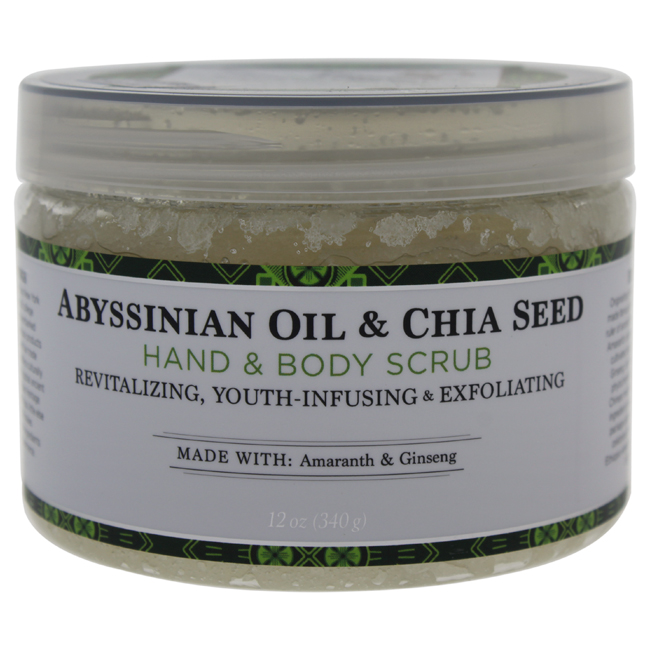 U-bb-2780 Abyssinian Oil & Chia Seed Body Scrub For Unisex - 12 Oz