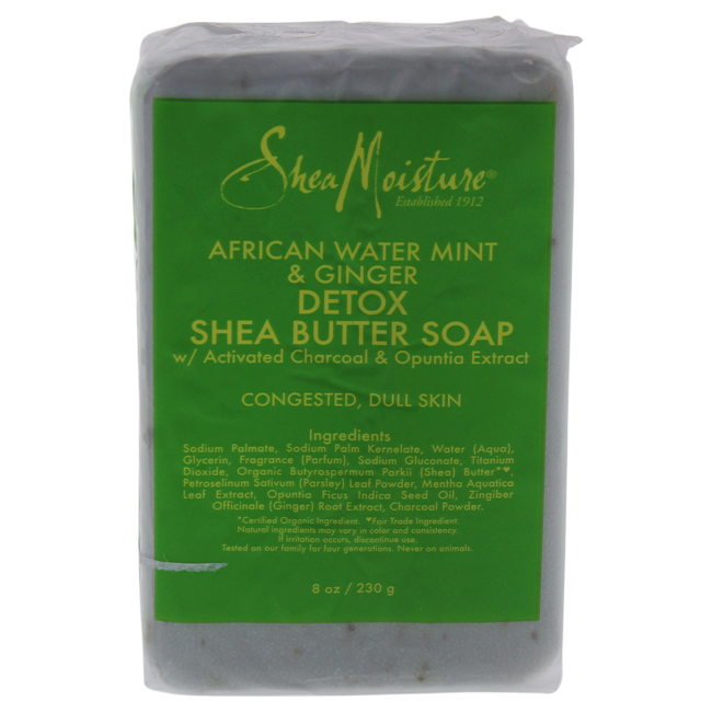 U-bb-2743 African Water Mint & Ginger Detox Shea Butter Soap For Unisex - 8 Oz