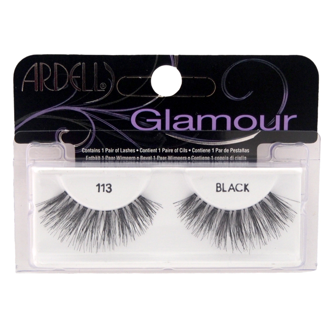 W-c-7963 Glamour Eyelashes - No. 113 Black For Women