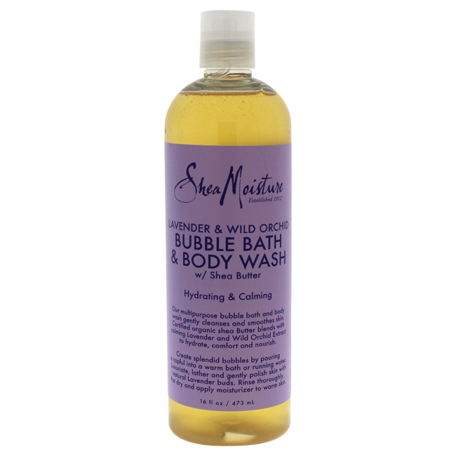 U-bb-2871 Lavender & Wild Orchid Bubble Bath & Body Wash For Unisex - 16 Oz