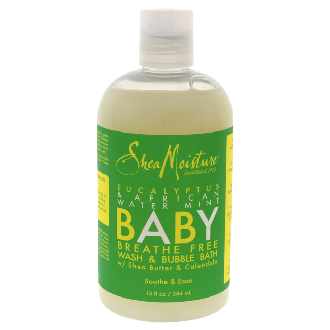 K-bb-1111 Eucalyptus & African Water Mint Baby Breathe Free Wash & Bubble Bath For Kids - 13 Oz
