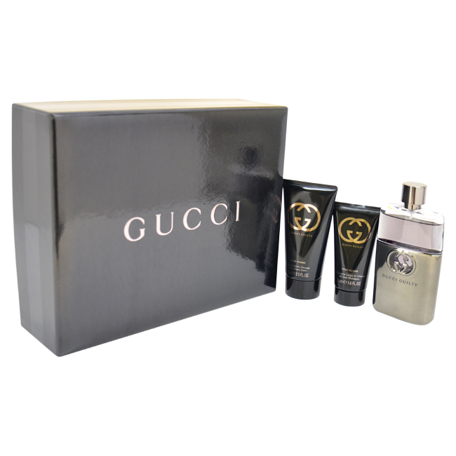 gucci guilty 3 piece gift set