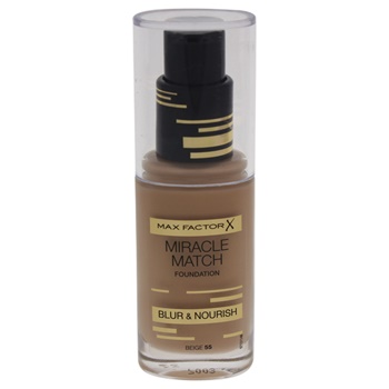 W-c-15848 1 Oz Miracle Match Foundation For Women - No.55 Beige