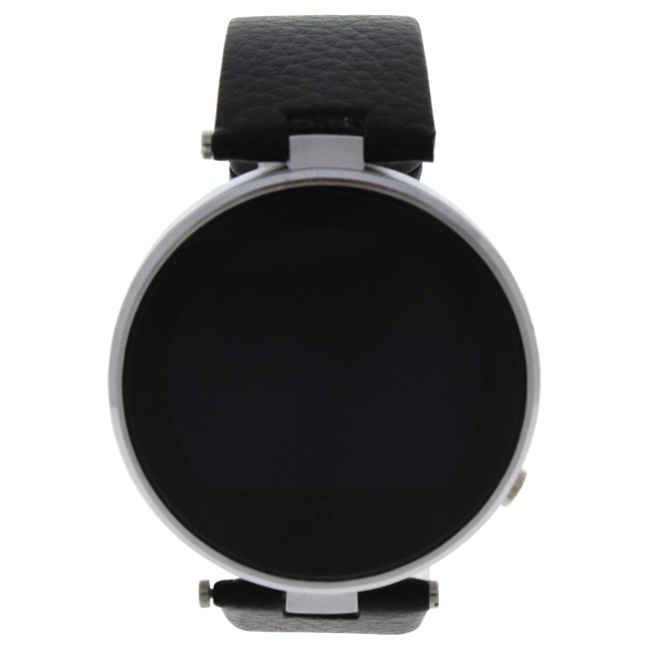 U-wat-1074 Ek-e2 Montre Connectee Black Silicone Strap Smart Watch For Unisex