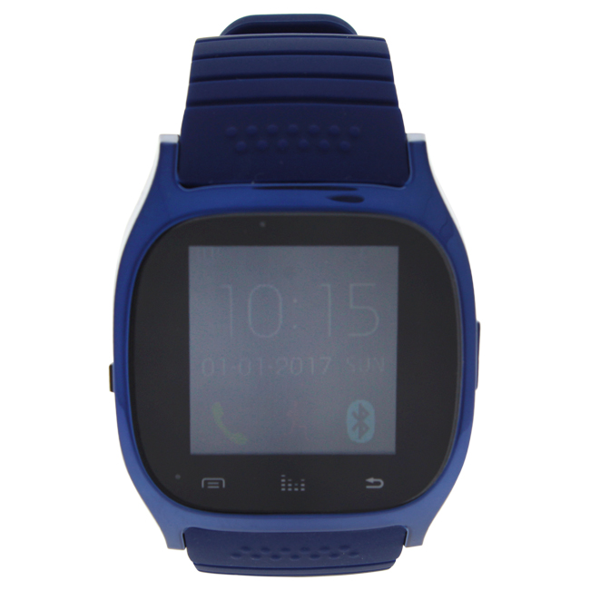 U-wat-1067 Ek-c3 Montre Connectee Blue Silicone Strap Smart Watch For Unisex