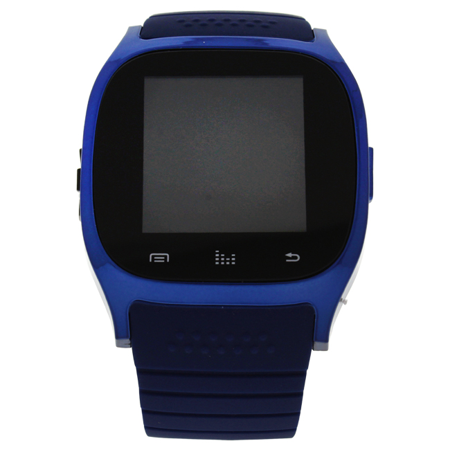 U-wat-1062 Ek-b2 Montre Connectee Blue Silicone Strap Smart Watch For Unisex