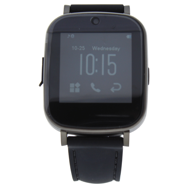 U-wat-1063 Ek-g1 Montre Connectee Black Silicone Strap Smart Watch