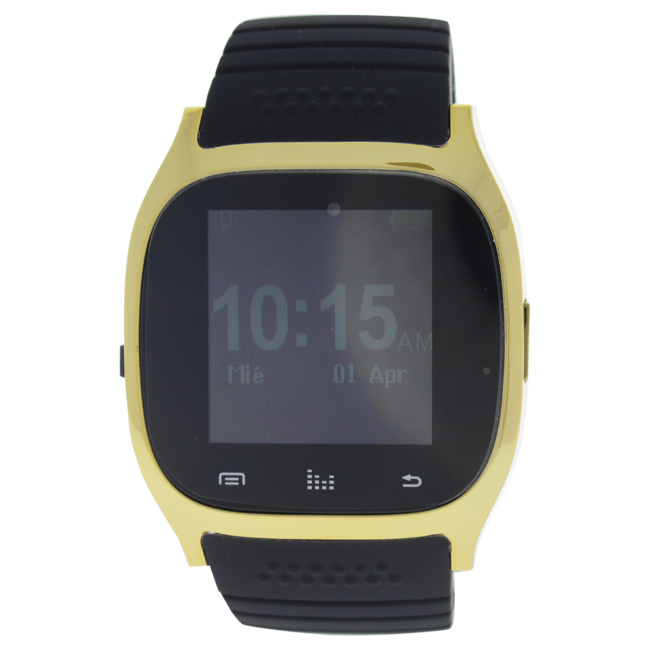 U-wat-1060 Ek-b5 Montre Connectee Gold & Black Silicone Strap Smart Watch