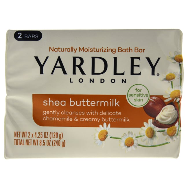 UPC 041840830242 product image for Yardley London U-BB-3009 2 x 4.25 oz Unisex Shea Buttermilk Bar Soap | upcitemdb.com