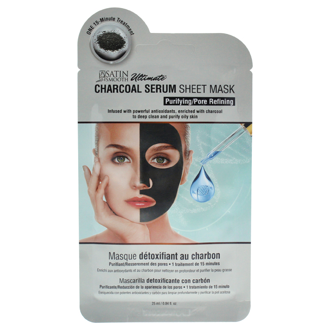 U-sc-5455 0.84 Oz Unisex Charcoal Serum Sheet Mask