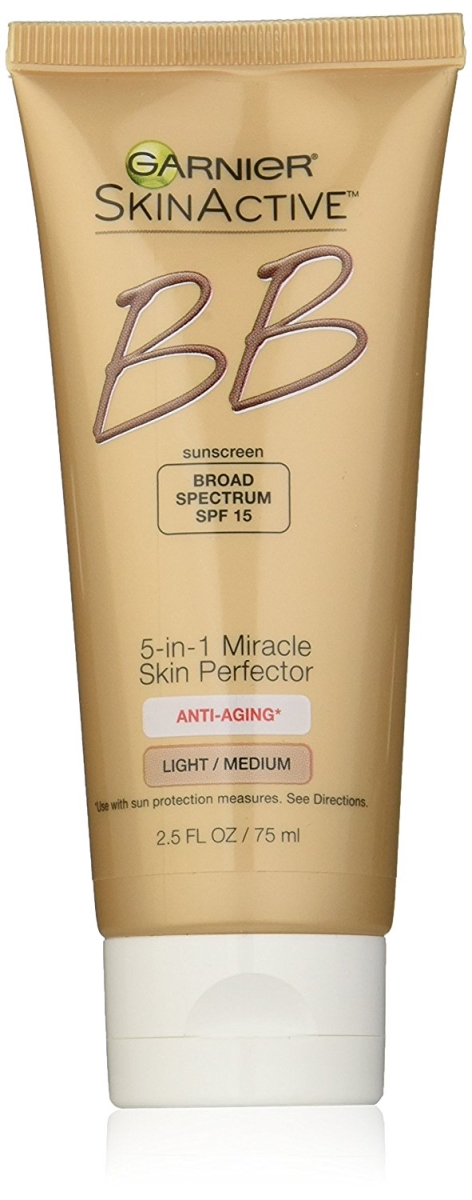 Garnier W-sc-4672 2.5 Oz Womens 5-in-1 Miracle Skin Perfector Bb Cream For Anti-aging Sunscreen Spf15 - Light & Medium