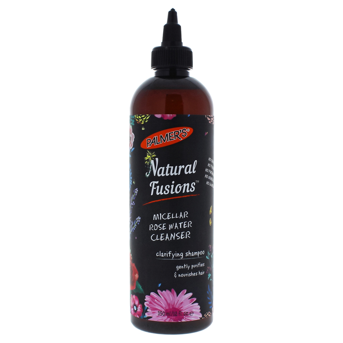 I0088438 Natural Fusions Cleanser Micellar Rose Water Shampoo For Unisex - 12 Oz