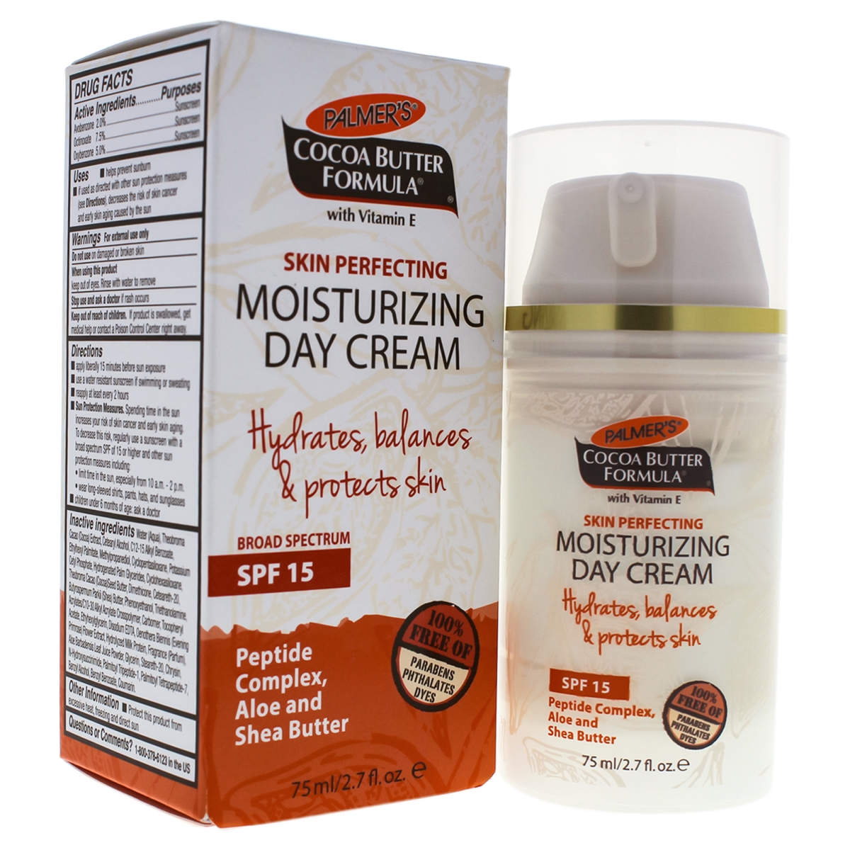 I0088390 Cocoa Butter Skin Perfecting Moisturising Day Cream Spf 15 For Unisex - 2.7 Oz