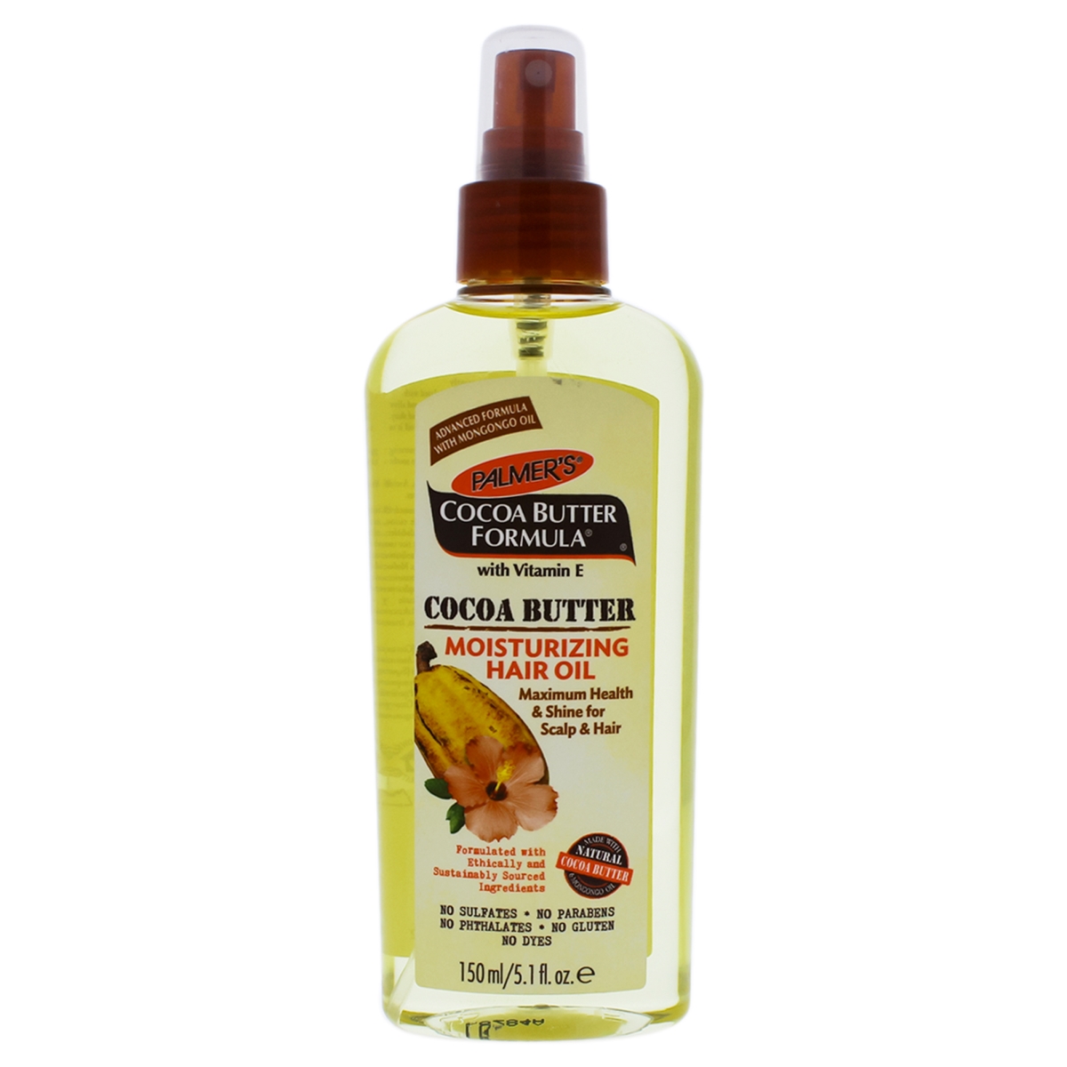 I0088383 Cocoa Butter Moisturizing Hair Oil Spray For Unisex - 5.1 Oz