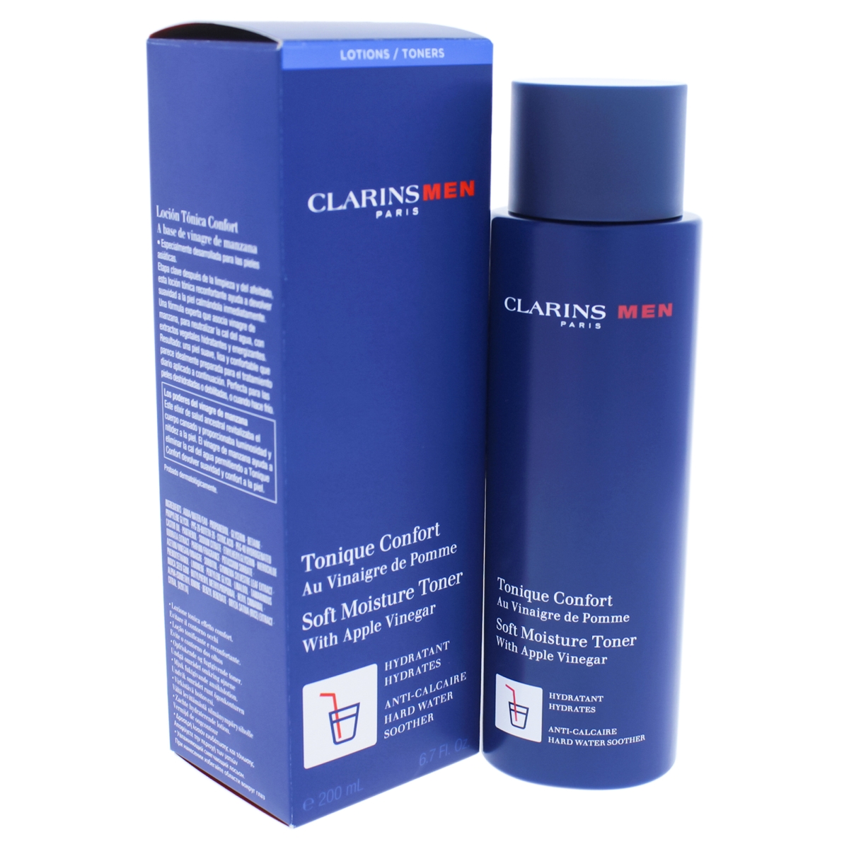 EAN 3380810063820 product image for Clarins I0083926 Soft Moisture with Apple Vinegar Toner for Men - 6.7 oz | upcitemdb.com