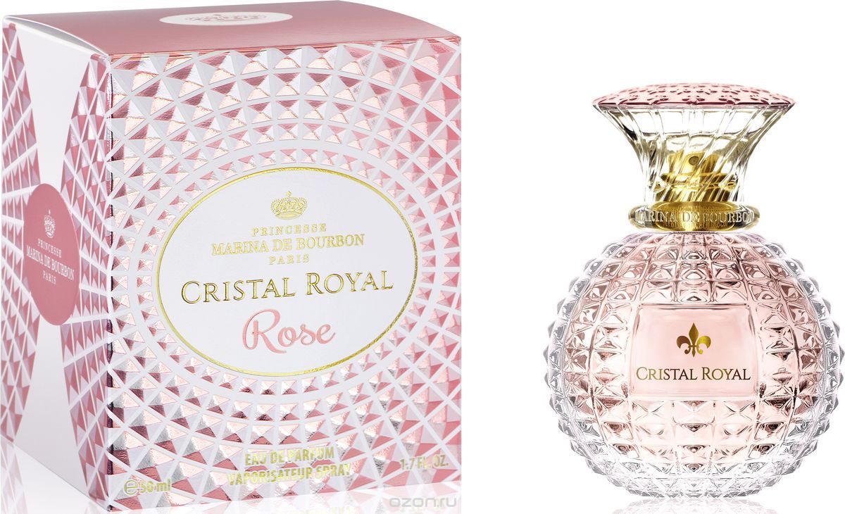 Princesse Marina De Bourbon I0085478 Cristal Royal Rose Edp Spray For Women - 1.7 Oz