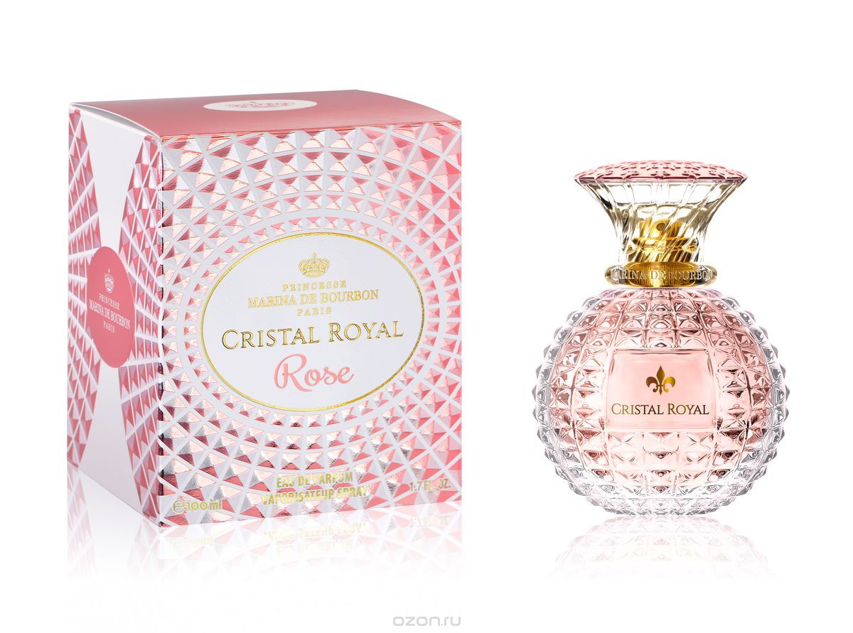 Princesse Marina De Bourbon I0085479 Cristal Royal Rose Edp Spray For Women - 3.4 Oz