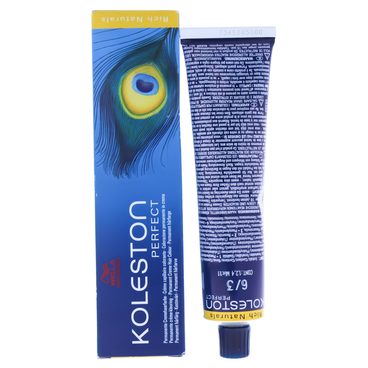 I0084361 Koleston Perfect Permanent Creme Hair Color For Unisex - 6 3 Dark Gold Blonde - 2 Oz