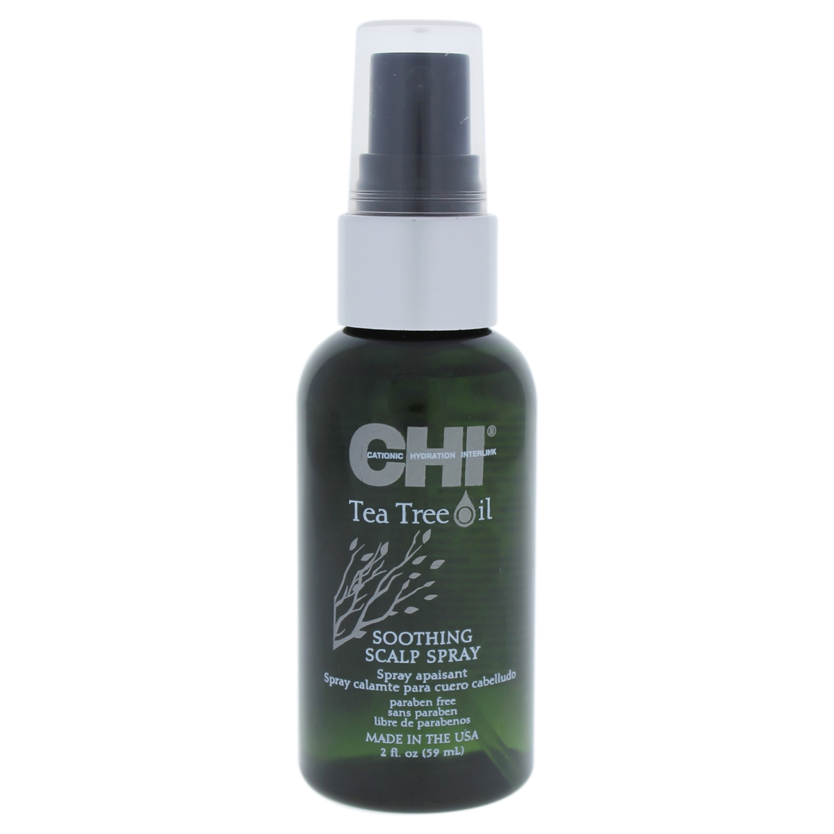 I0084100 Tea Tree Oil Soothing Scalp Hair Spray For Unisex - 2 Oz