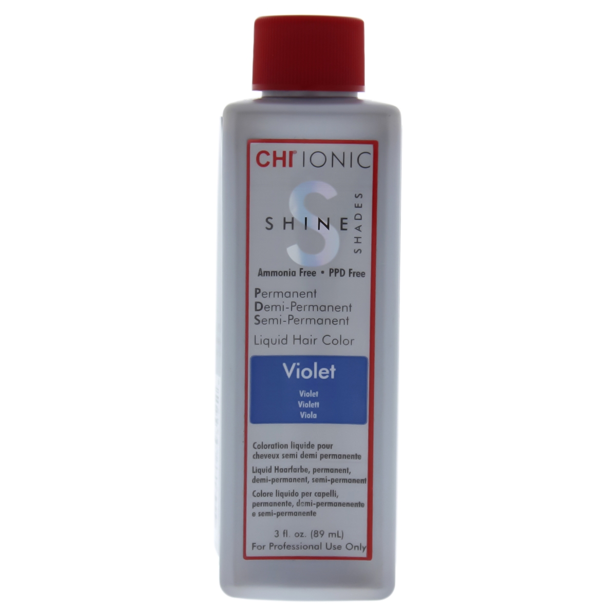 I0084064 Ionic Shine Shades Liquid Hair Color For Unisex - Violet - 3 Oz