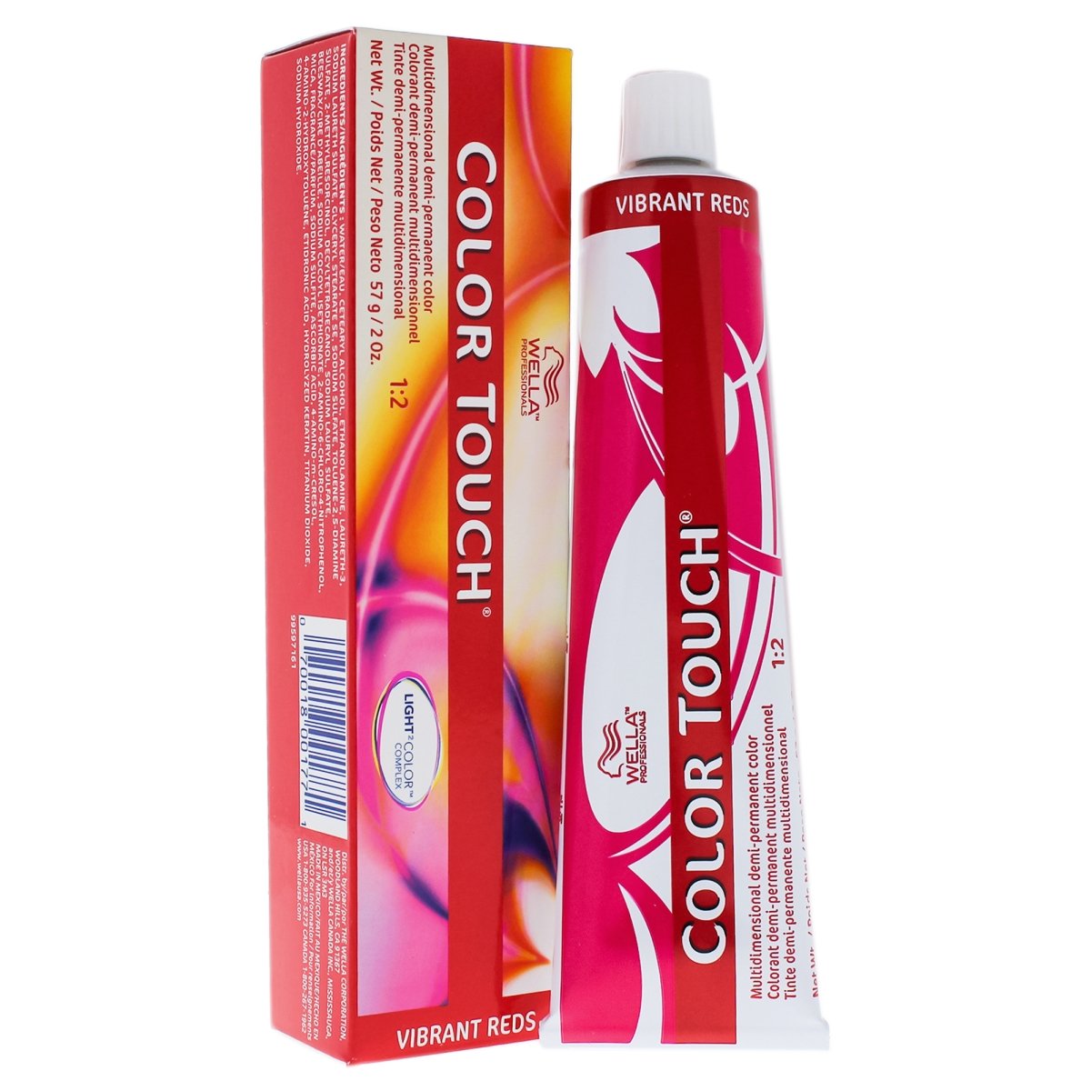 I0086952 Color Touch Demi & Permanent Hair Color For Unisex - 5 4 Light Brown & Red - 2 Oz