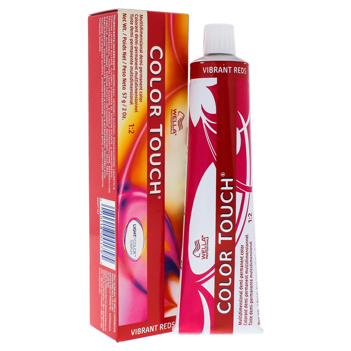 I0086966 Color Touch Demi & Permanent Hair Color For Unisex - 7 4 Medium Blonde & Red - 2 Oz