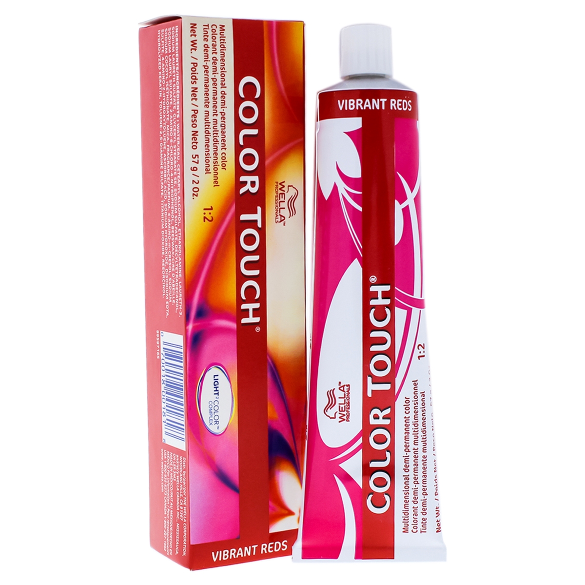 I0086973 Color Touch Demi & Permanent Hair Color For Unisex - 8 43 Light Blonde & Red Gold - 2 Oz