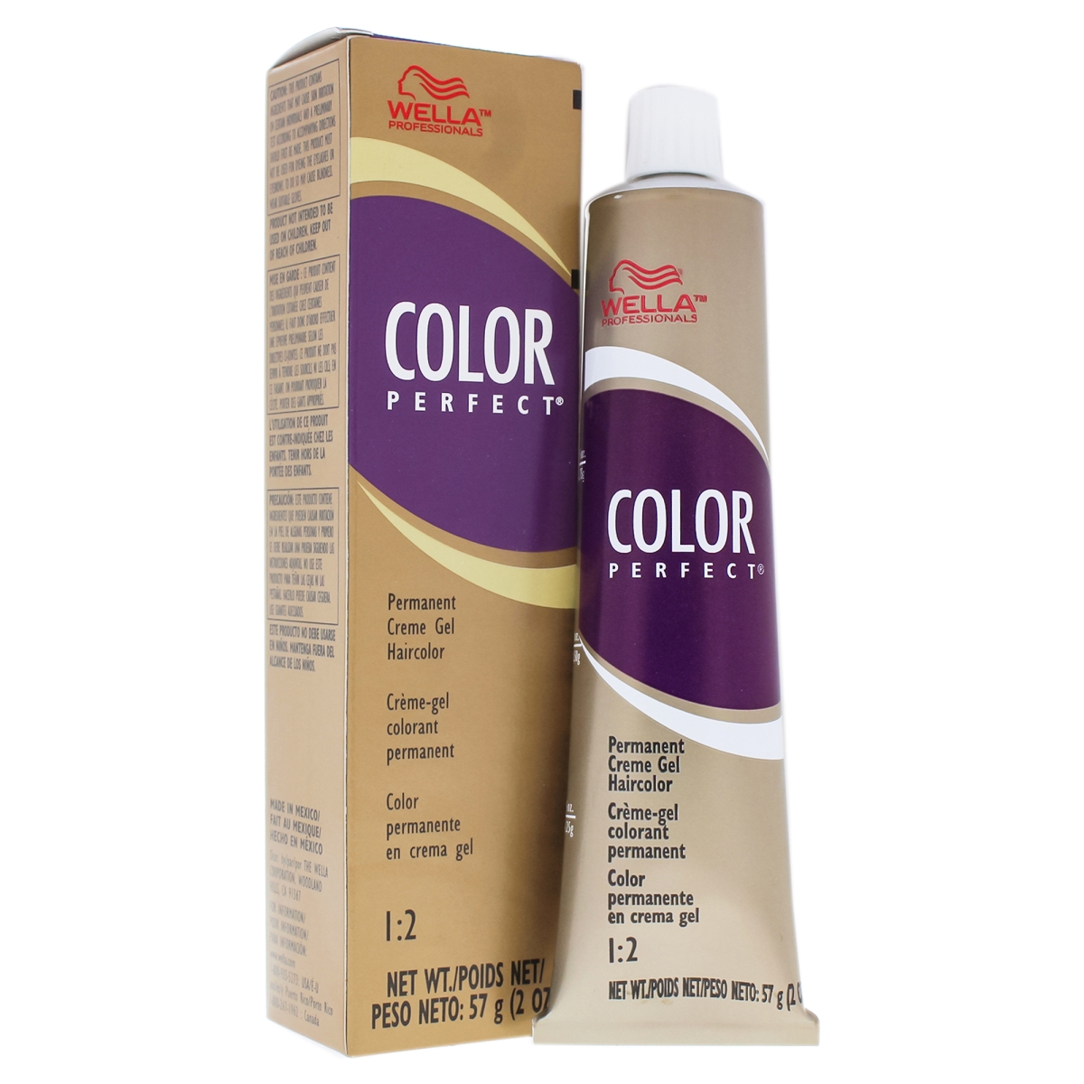 I0086915 Color Perfect Permanent Creme Gel Hair Color For Women - 4g Medium Golden Brown - 2 Oz